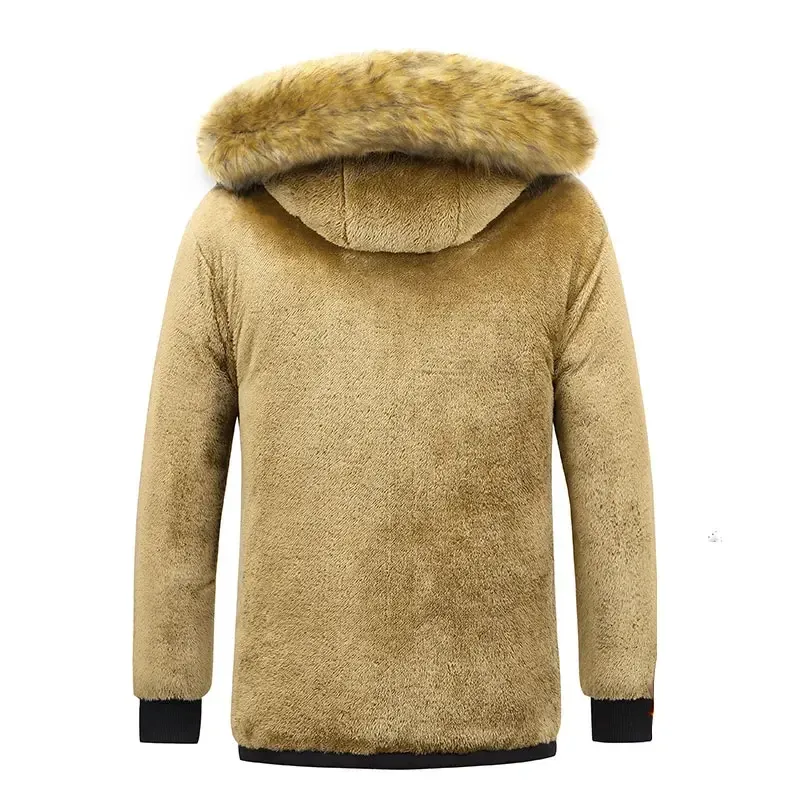 Frostex - Parka Winterjas Heren – Warm Gevoerd met Afneembare Capuchon