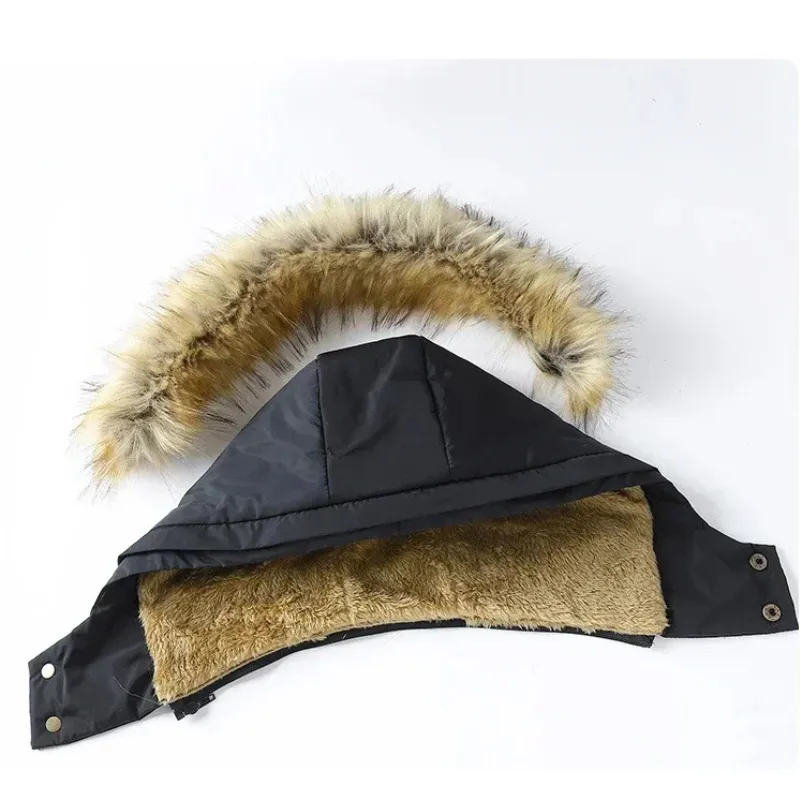 Frostex - Parka Winterjas Heren – Warm Gevoerd met Afneembare Capuchon