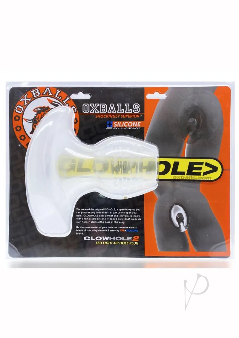 Glowhole 2 Buttplug Large Cool Ice