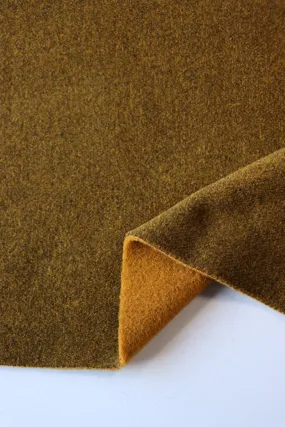 Heathered Dark Ochre Polartec Thermal Pro Double Sided Fleece