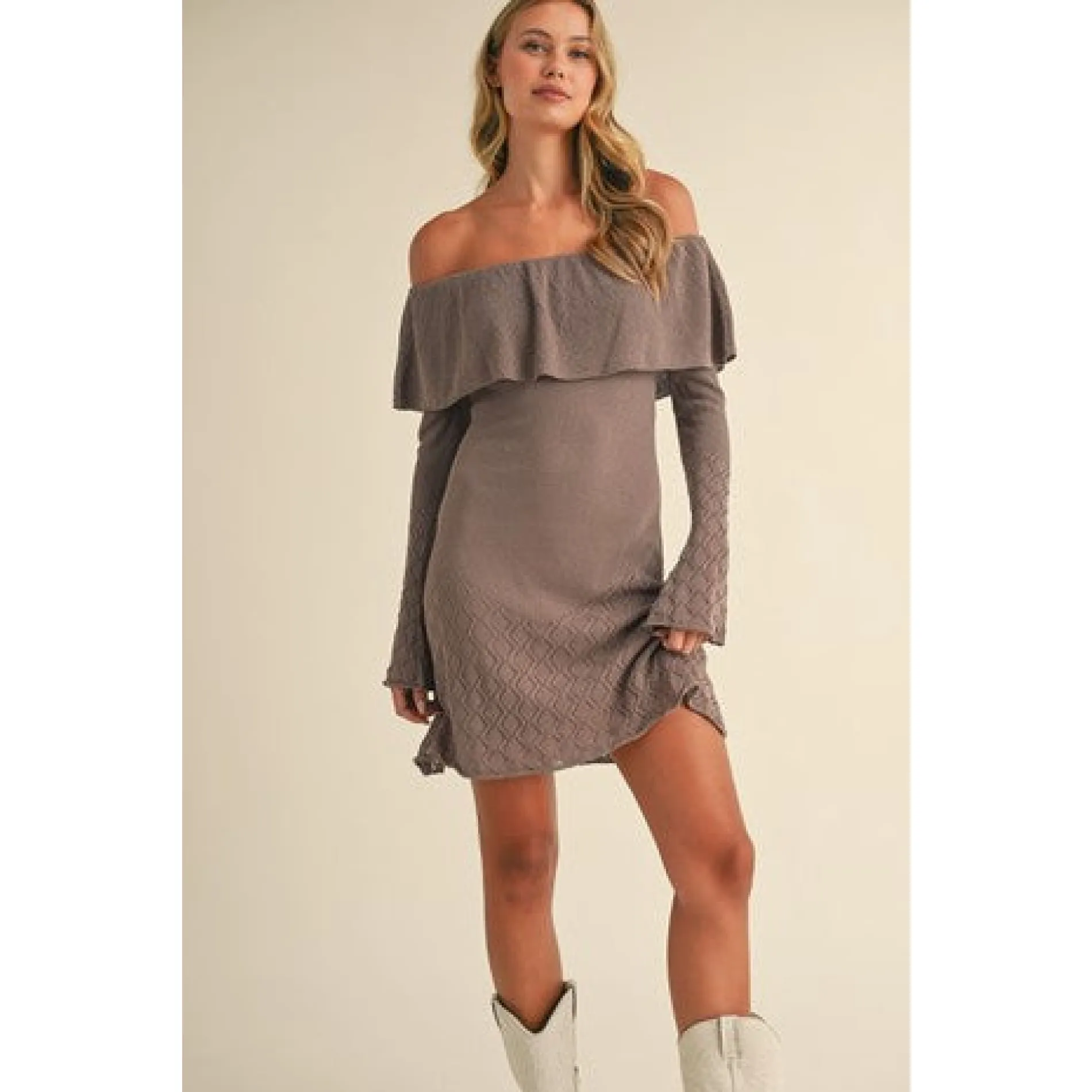 Hey Darling Mini Sweater Dress