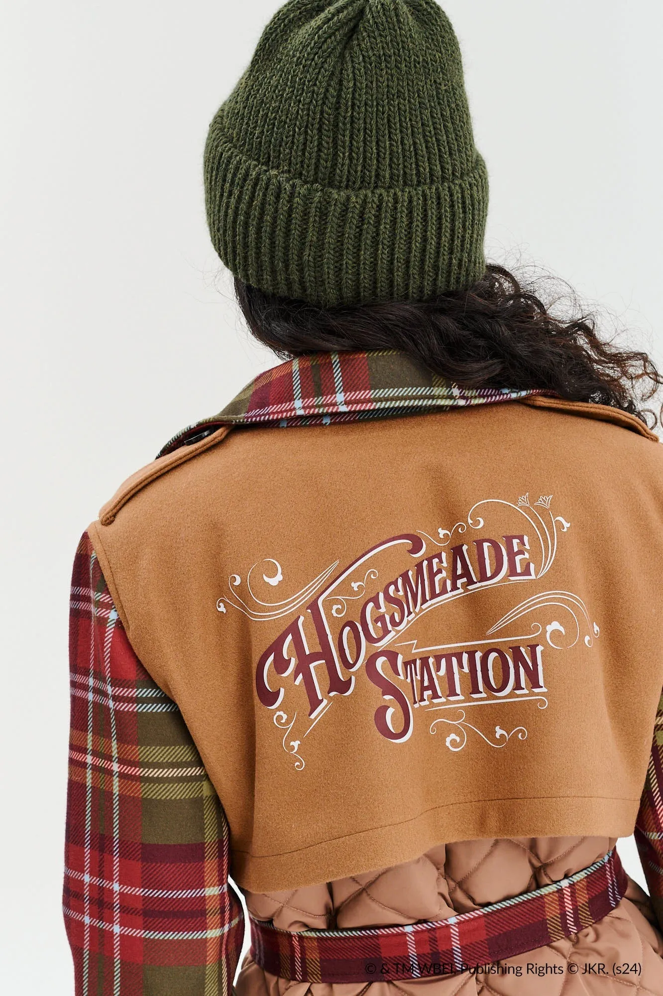 Hogwarts Journey quilted trench coat