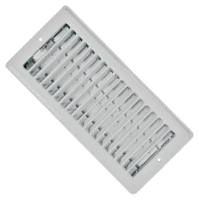 Imperial RG0133 Ceiling Register, 5-1/4 in L, 11-1/4 in W, Steel, White :EA: QUANTITY: 1