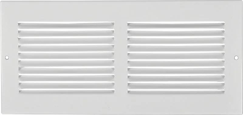 Imperial RG0341 Sidewall Grille, 11-1/4 in L, 5-1/4 in W, Steel, White :EA: QUANTITY: 1