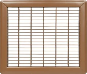 Imperial RG1184 Air Grille, 8 in L, 10 in W, Steel, Brown :EA: QUANTITY: 1