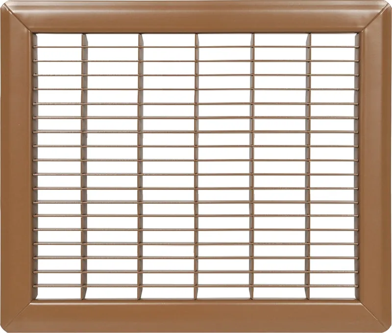Imperial RG1229 Air Grille, 8 in L, 24 in W, Steel, Brown :EA: QUANTITY: 1