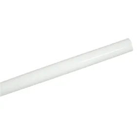 John Sterling Closet-Pro 6 Ft. x 1-1/4 In. Extra Heavy-Duty Cut-to-Length Closet Rod, White