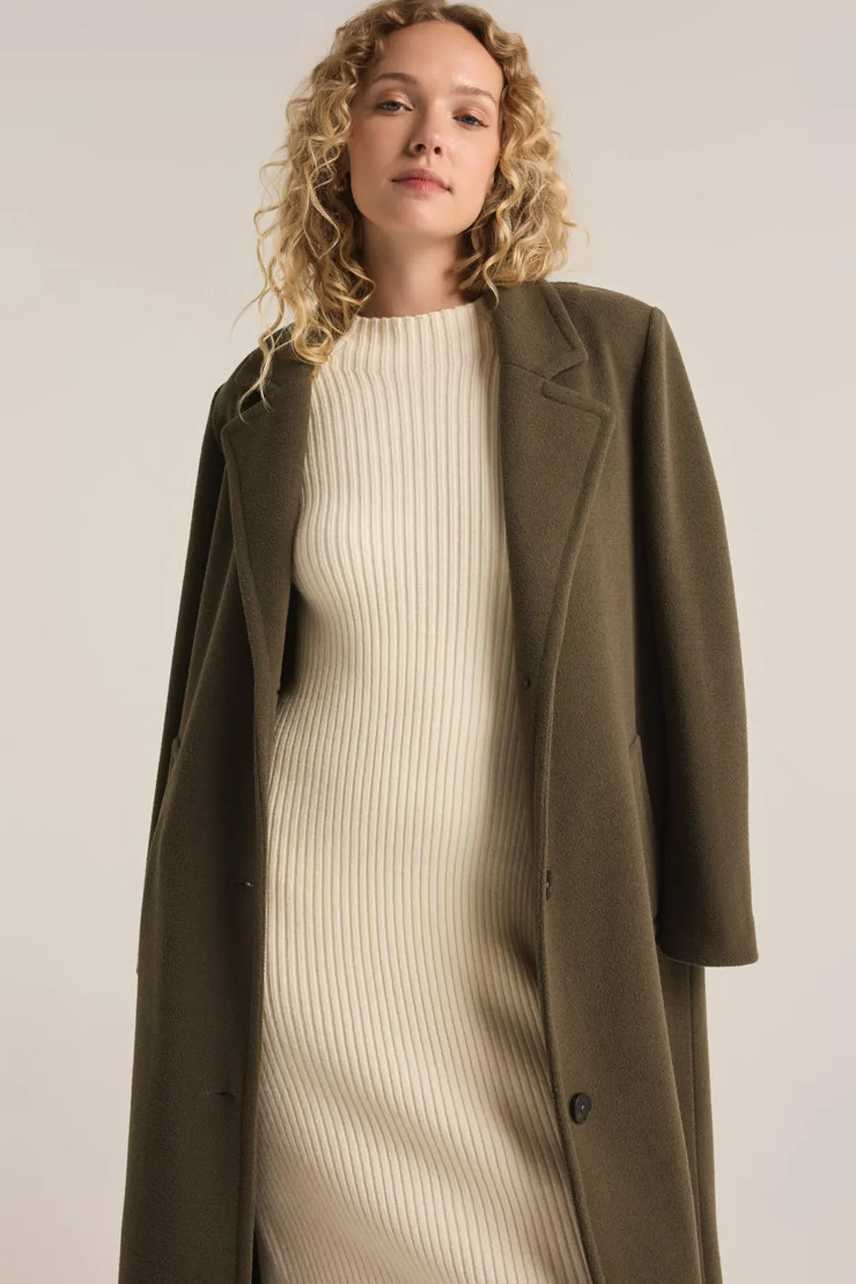 Kass Mock Neck Sweater Dress