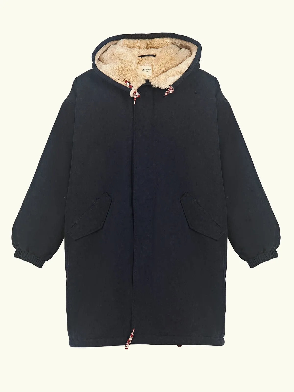 Laos Navy Faux Fur Lined Parka