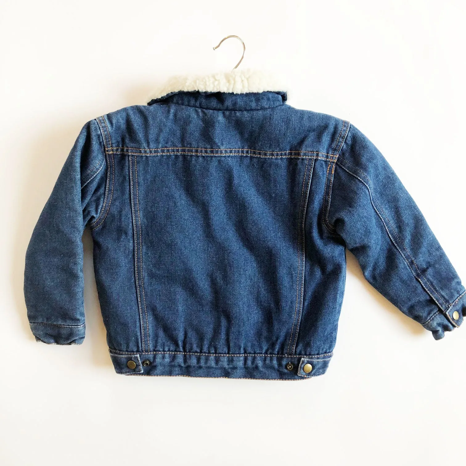 Little Vintage Denim Jacket with Fleece Lining size 3-4