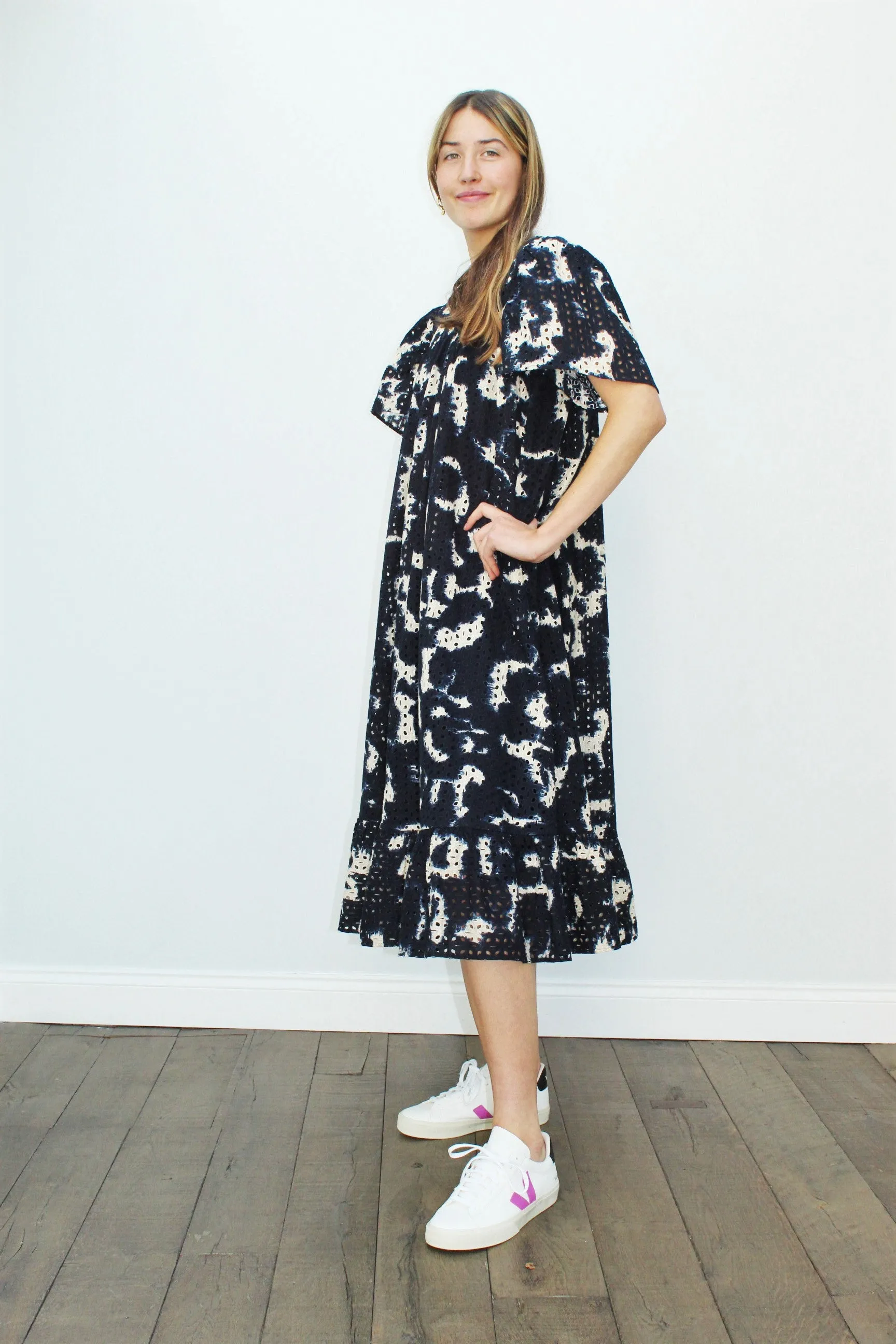 M Reliz Dress in Navy