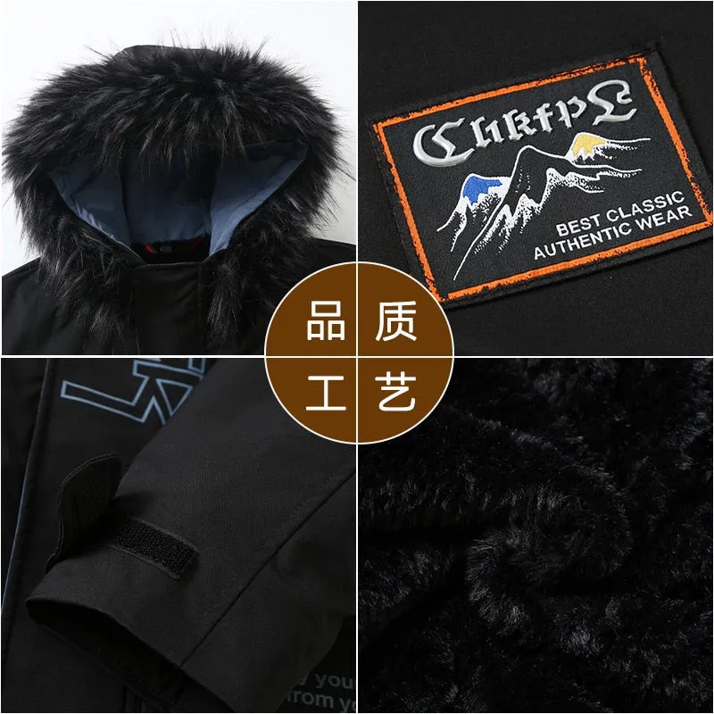 Men Winter Parka Jacket Plus Size 12XL 11XL 10XL
