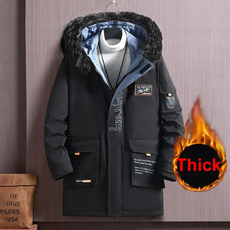 Men Winter Parka Jacket Plus Size 12XL 11XL 10XL