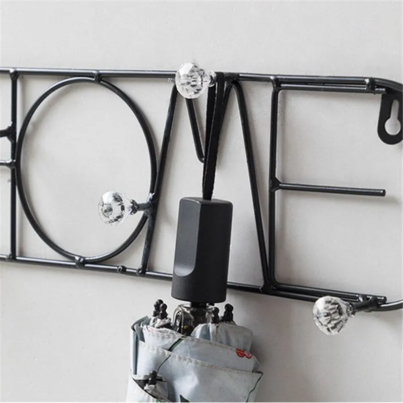 Metal Golden Hook Wall 