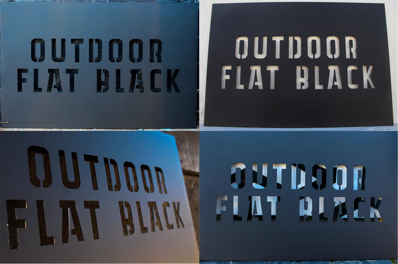 Minimalist Steel Mailbox - Metal Address Mail Box - Letter Box Post