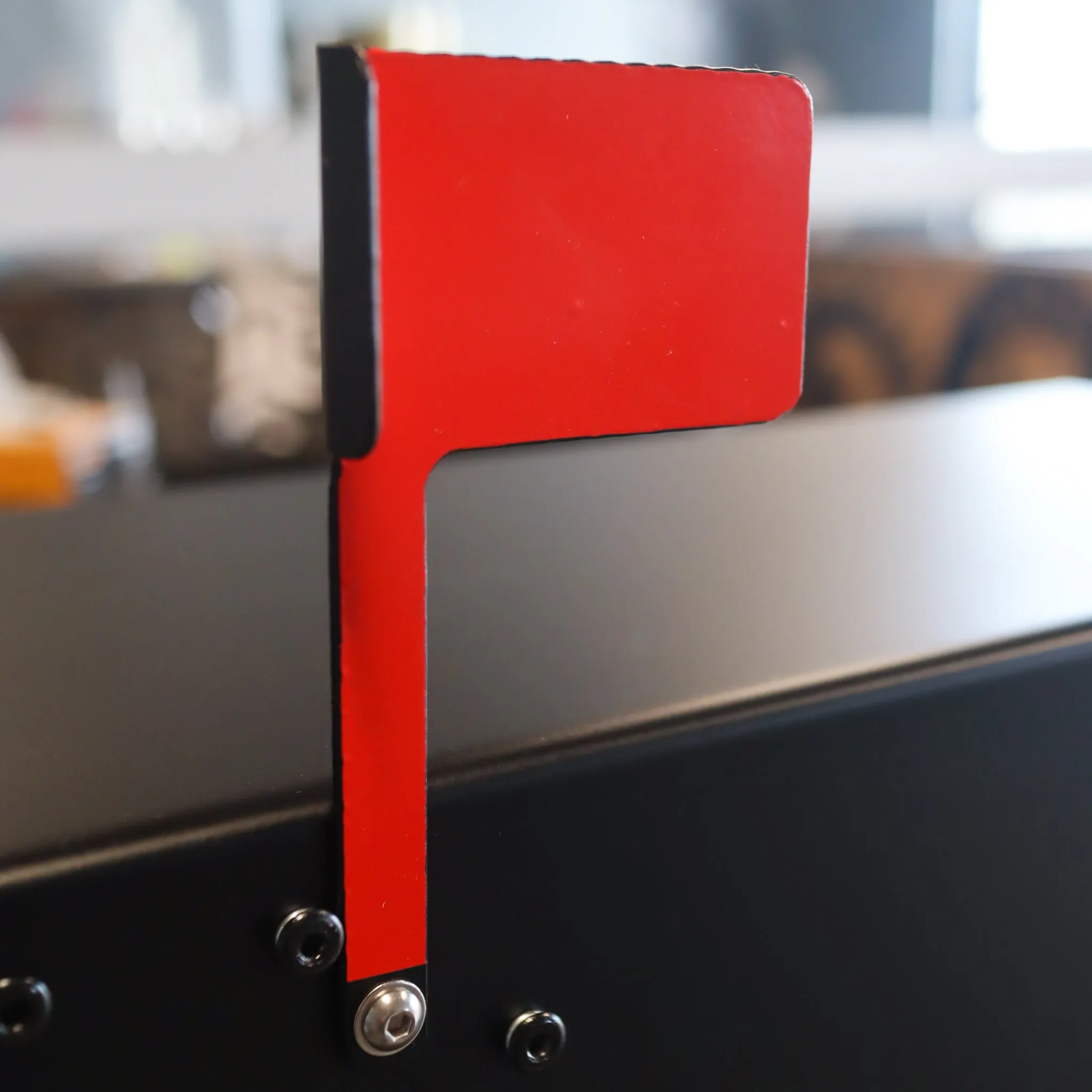 Minimalist Steel Mailbox - Metal Address Mail Box - Letter Box Post