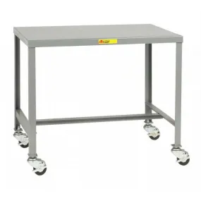 Mobile Steel Top Machine Table (36" Tall)