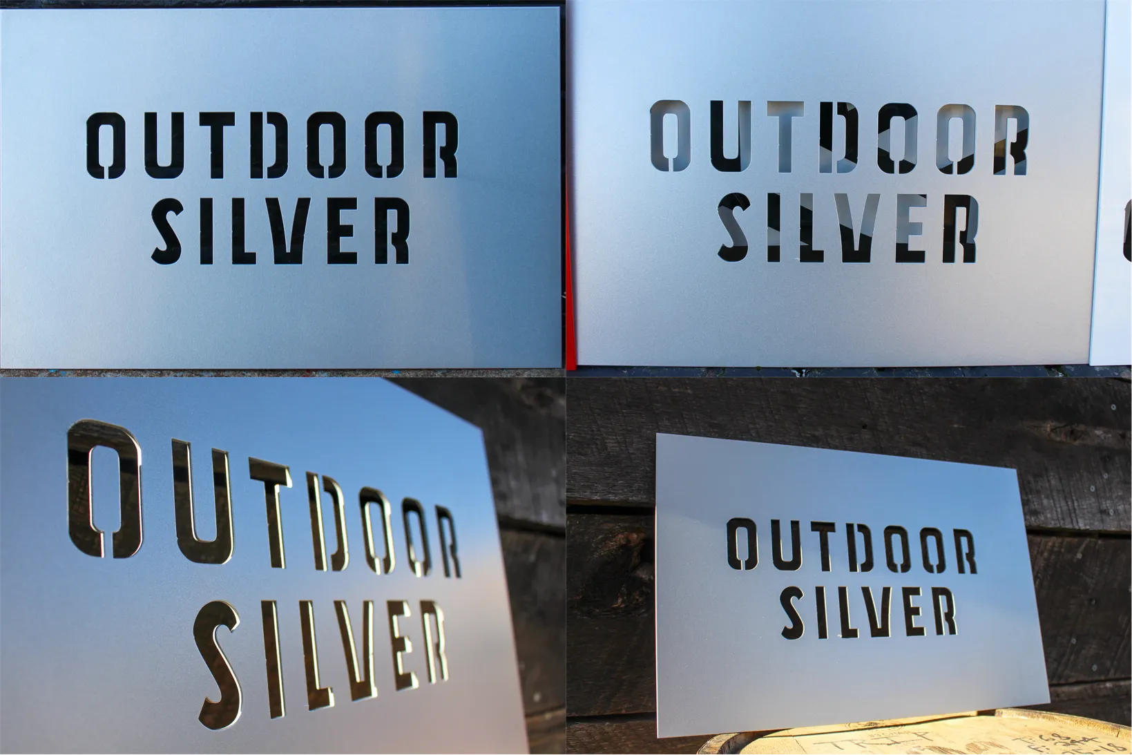 Modern Lake House Custom Metal Sign - Personalized Last Name Family Wall Art - Front Porch Signs - Garage Signs