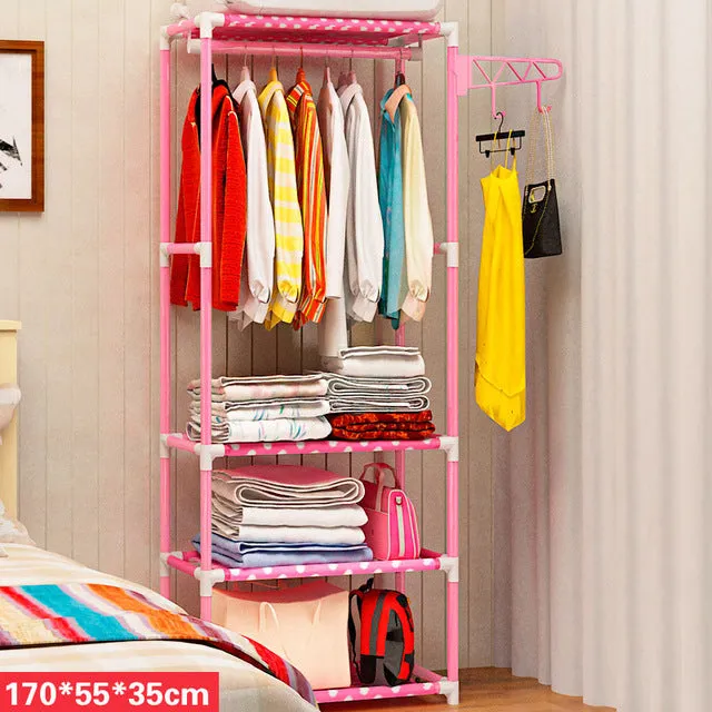 Modern Stylish Simple Standing LivingRoom Storage Furniture Multifunctional Creative Minimalist Hangers Hat Rack Wardrobe Closet