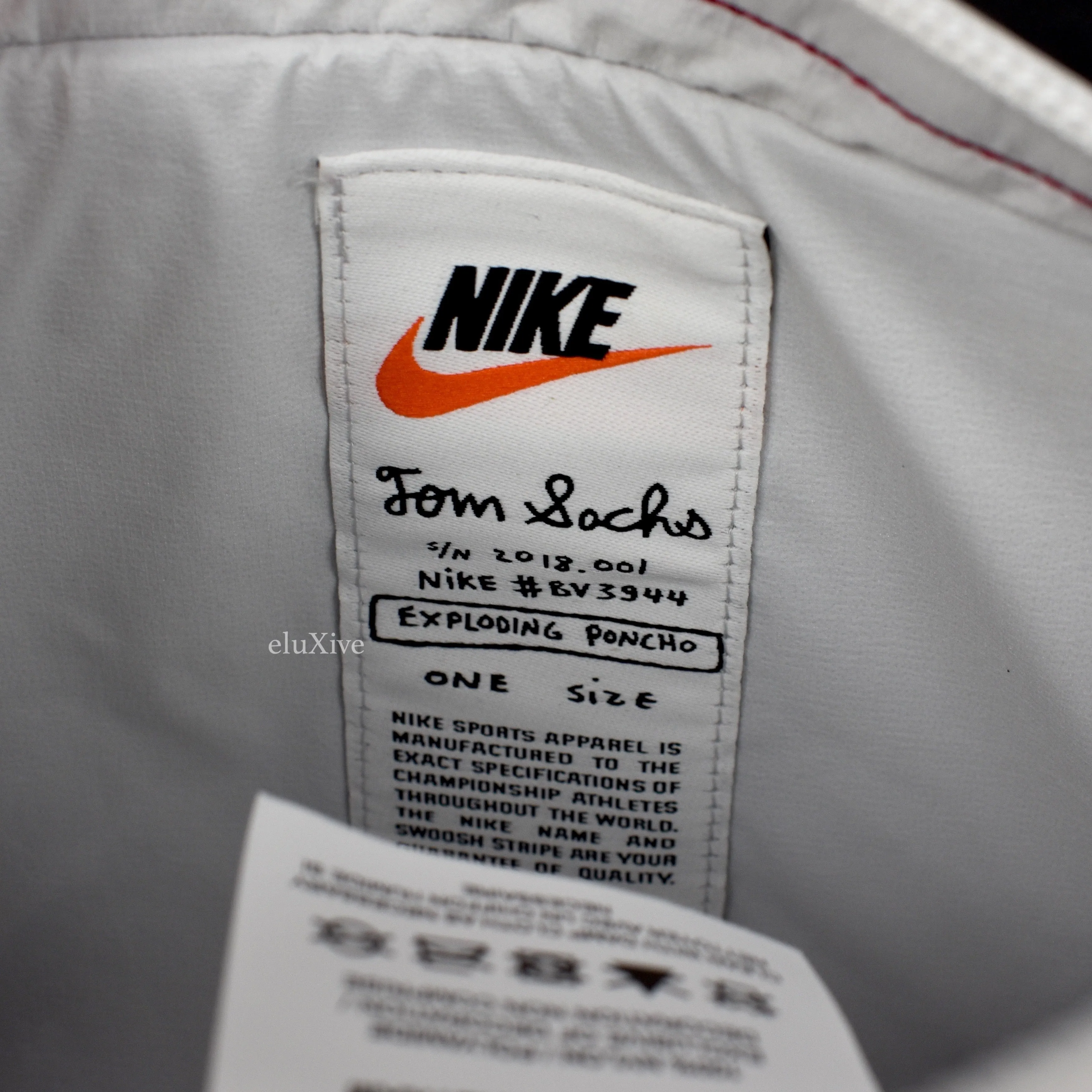 Nike x Tom Sachs - Exploding Poncho / Waist Bag
