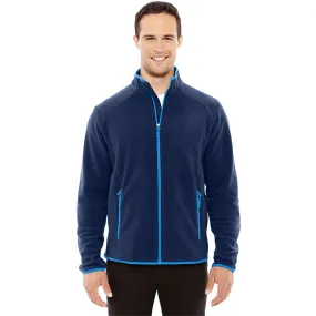 North End Men's Night/Olympic Blue Polartec Fleece Jacket