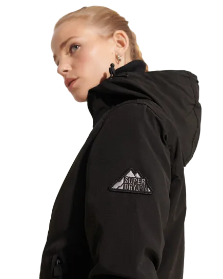Ottoman Windcheater Jacket in Black