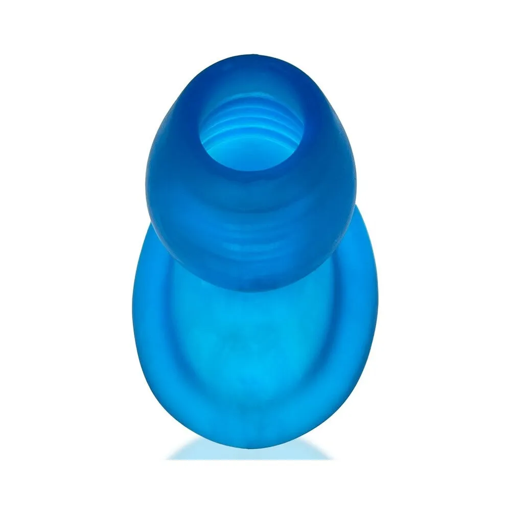 Oxballs Glowhole-2 Hollow Buttplug With LED Insert Large Blue Morph