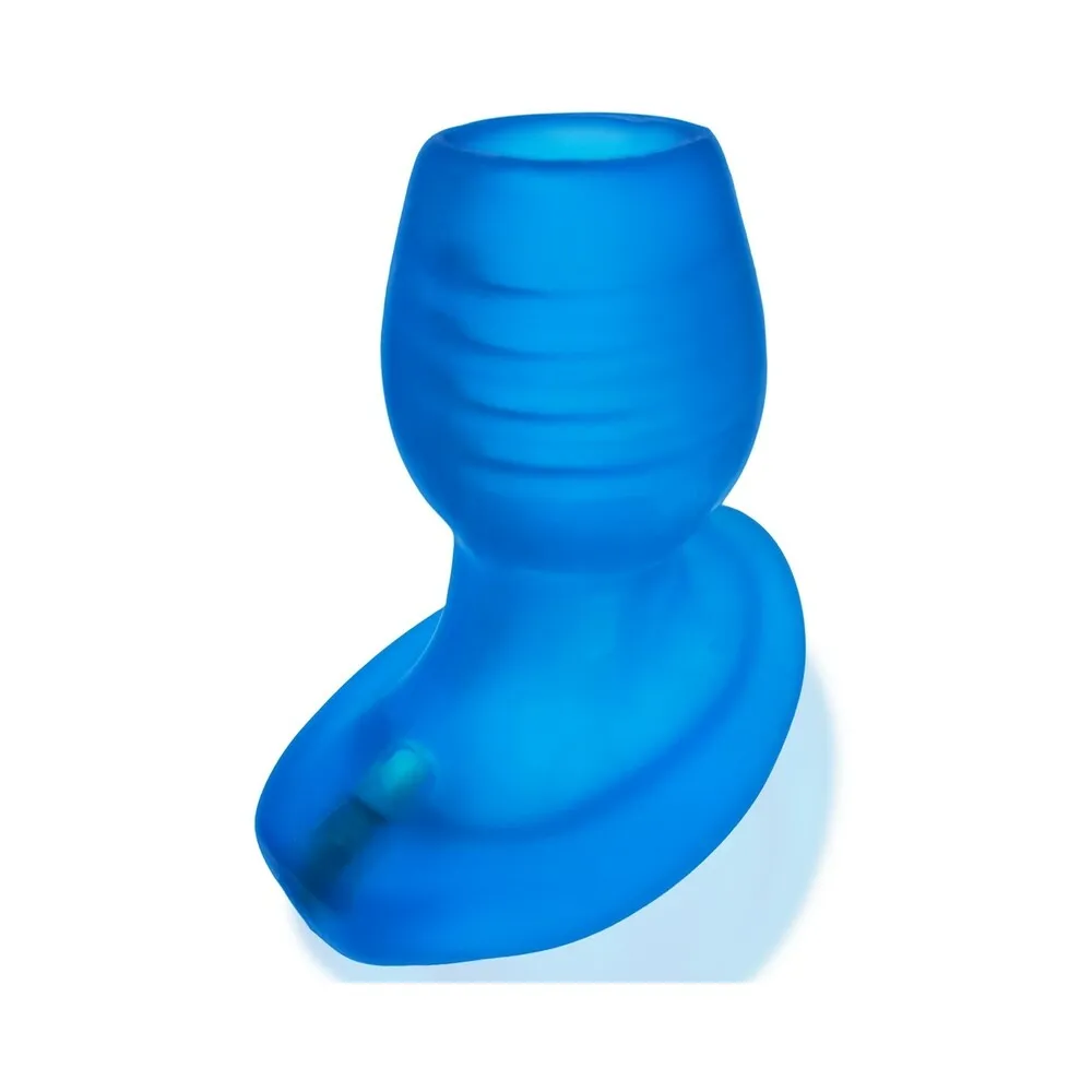 Oxballs Glowhole-2 Hollow Buttplug With LED Insert Large Blue Morph