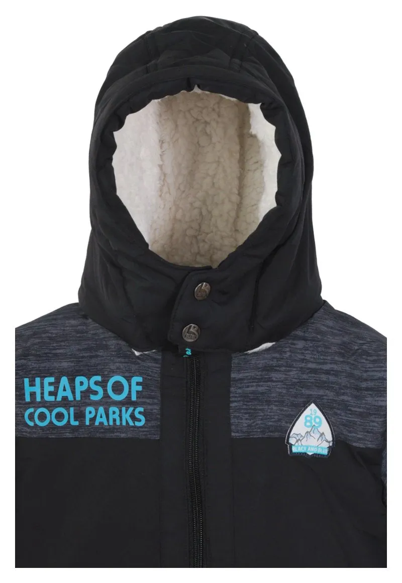 Parka Andrew Niño Marengo Black and Blue