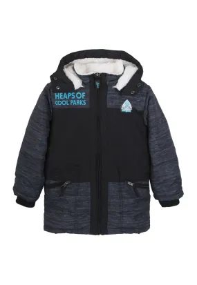 Parka Andrew Niño Marengo Black and Blue