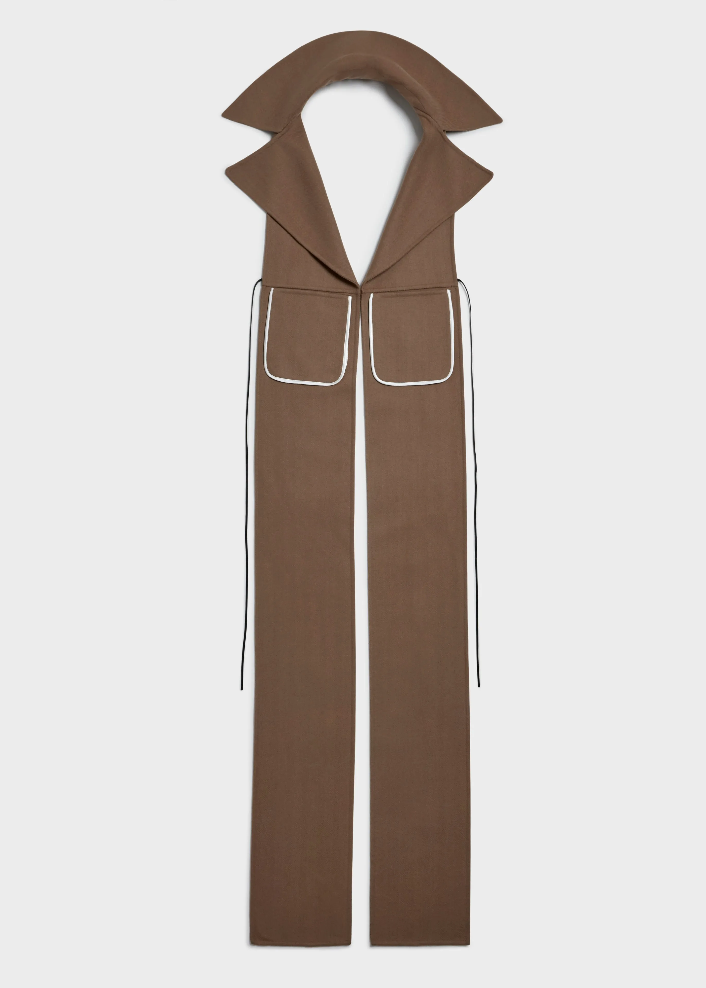 PD DOUBLE-FACE TRENCH SCARF