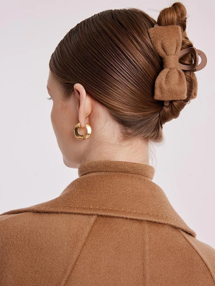 Pure Cashmere Tie-up Coat