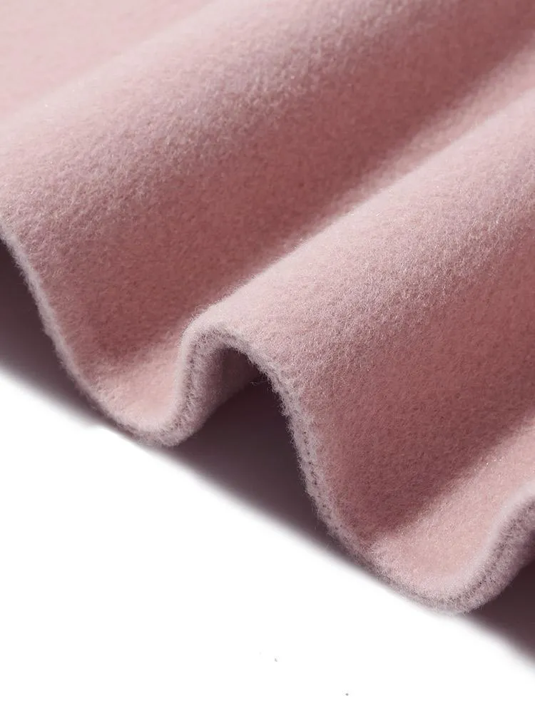 Pure Cashmere Tie-up Coat
