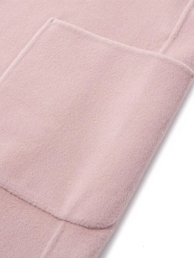 Pure Cashmere Tie-up Coat