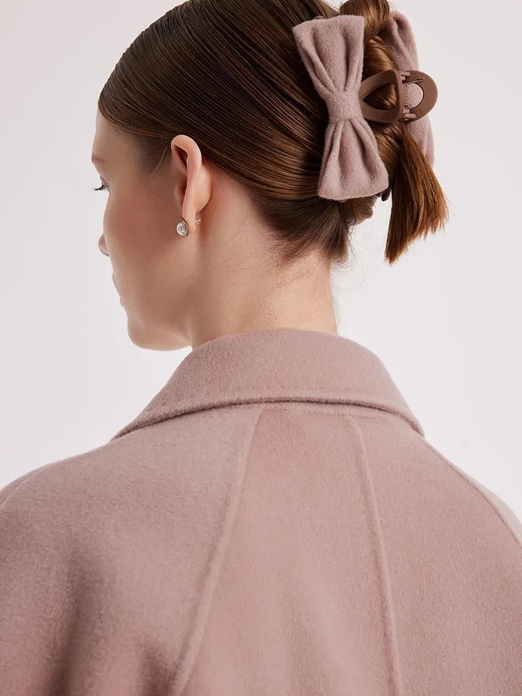 Pure Cashmere Tie-up Coat