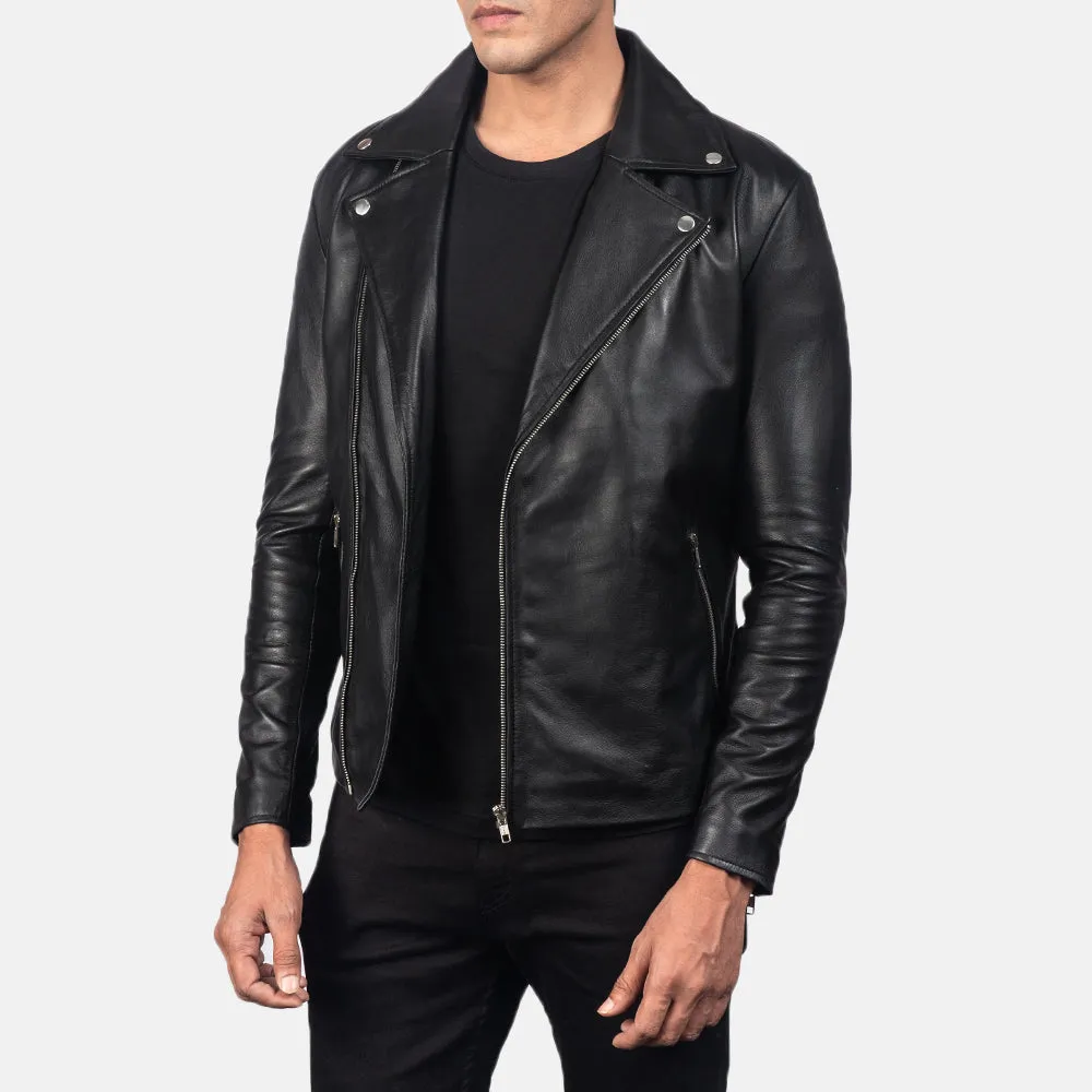 Raiden Biker's Leather Jacket Mens