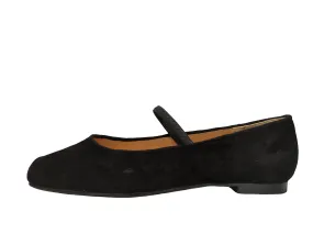 Ralph Migel  Black Suede Elastic Strap Slip on Sierra