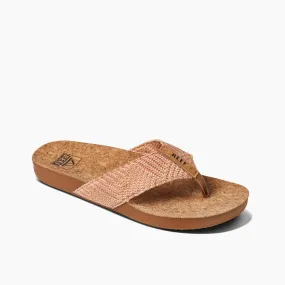 Reef Women's Cushion Strand Flips- Rose