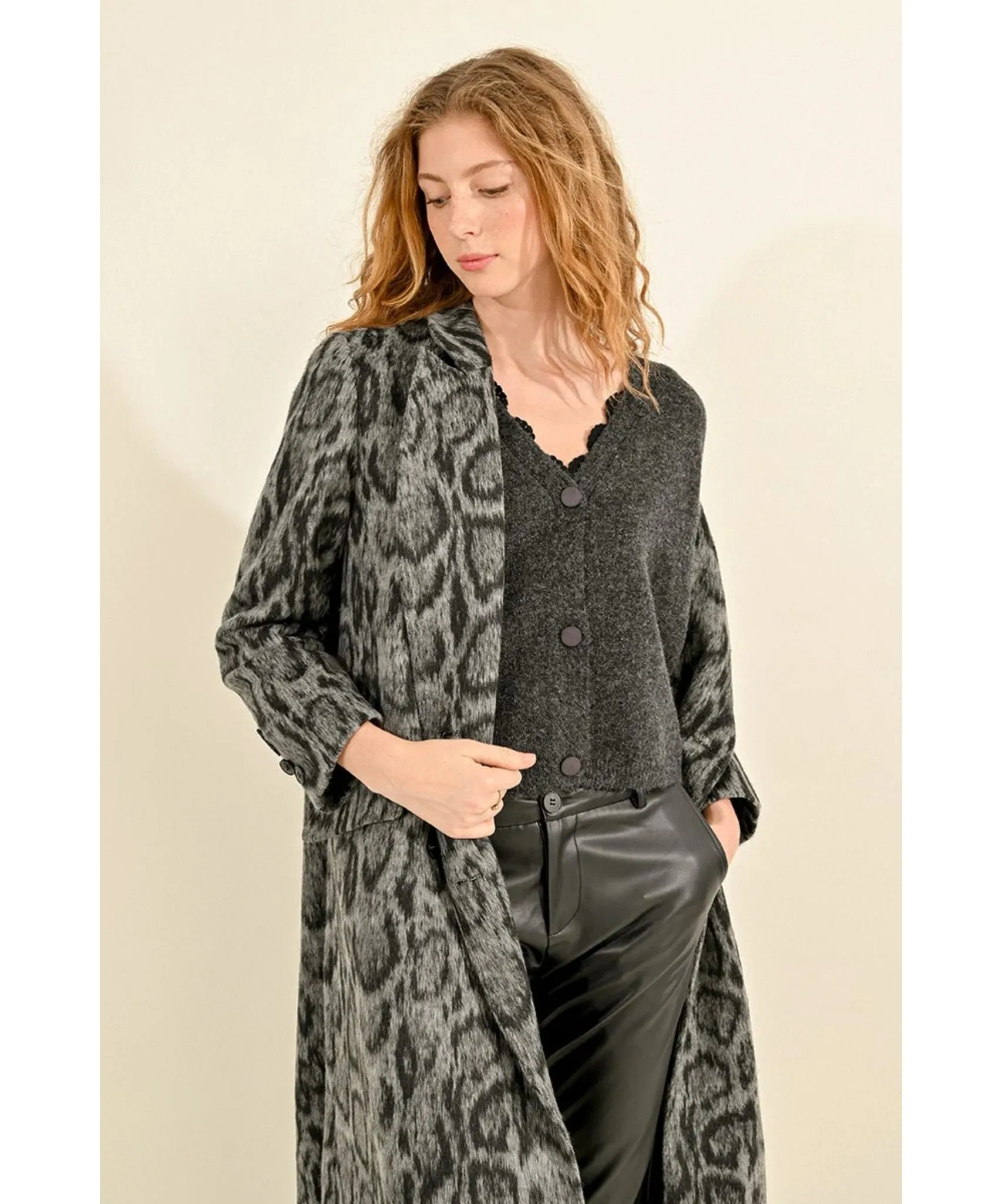 Richi Leopard Coat