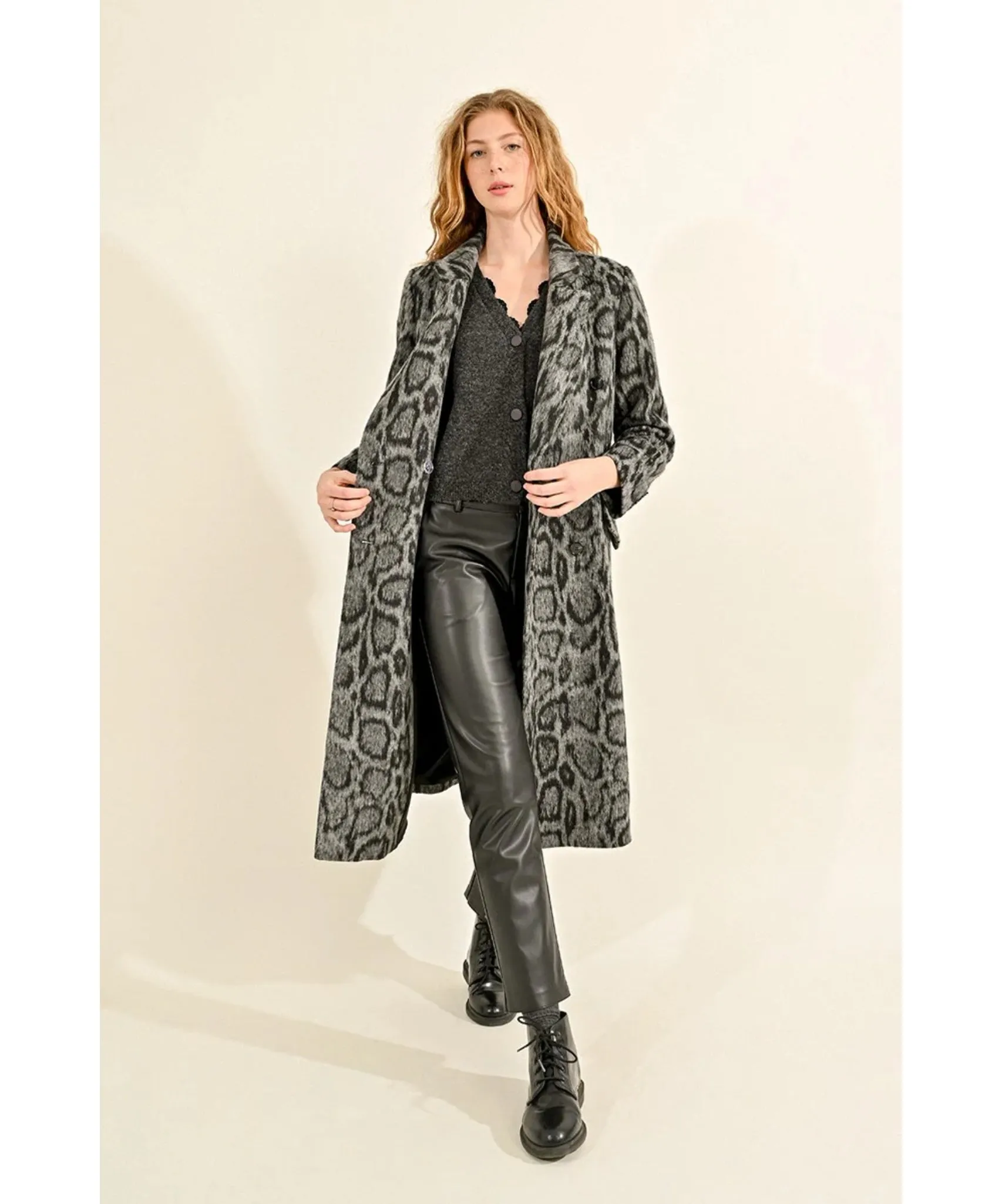 Richi Leopard Coat