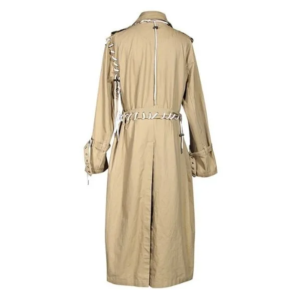 Sewed Steampunk trench coat