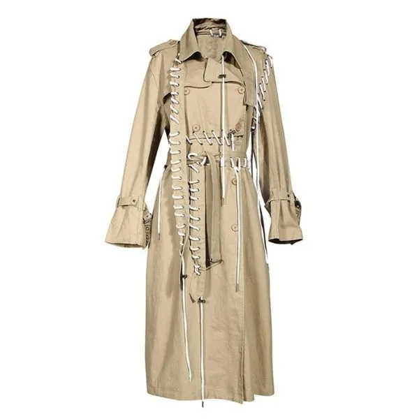 Sewed Steampunk trench coat