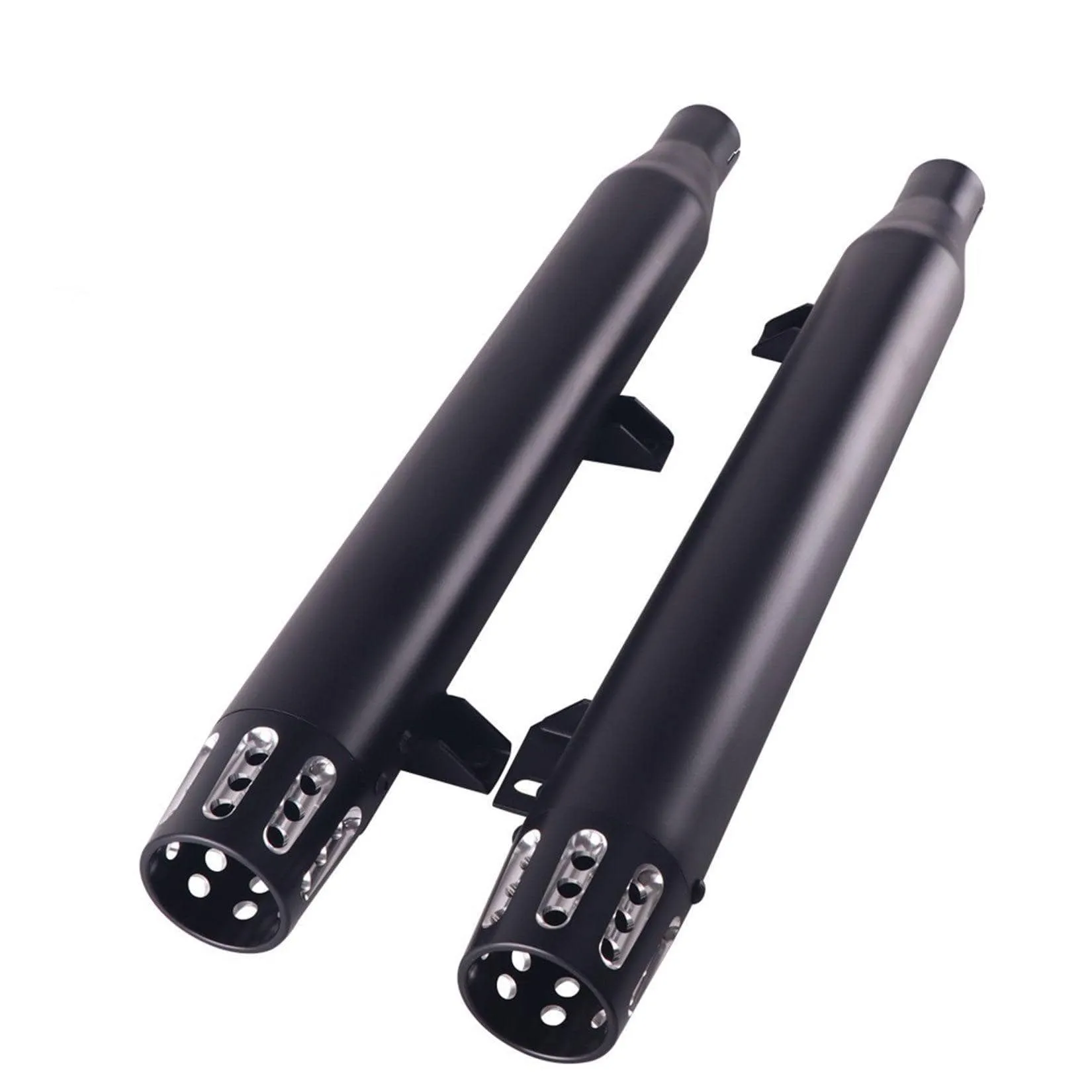 Sharkroad Black 3'' Slip-on Exhaust for 2015-2024 Indian Scout, Scout Bobber, Scout Sixty