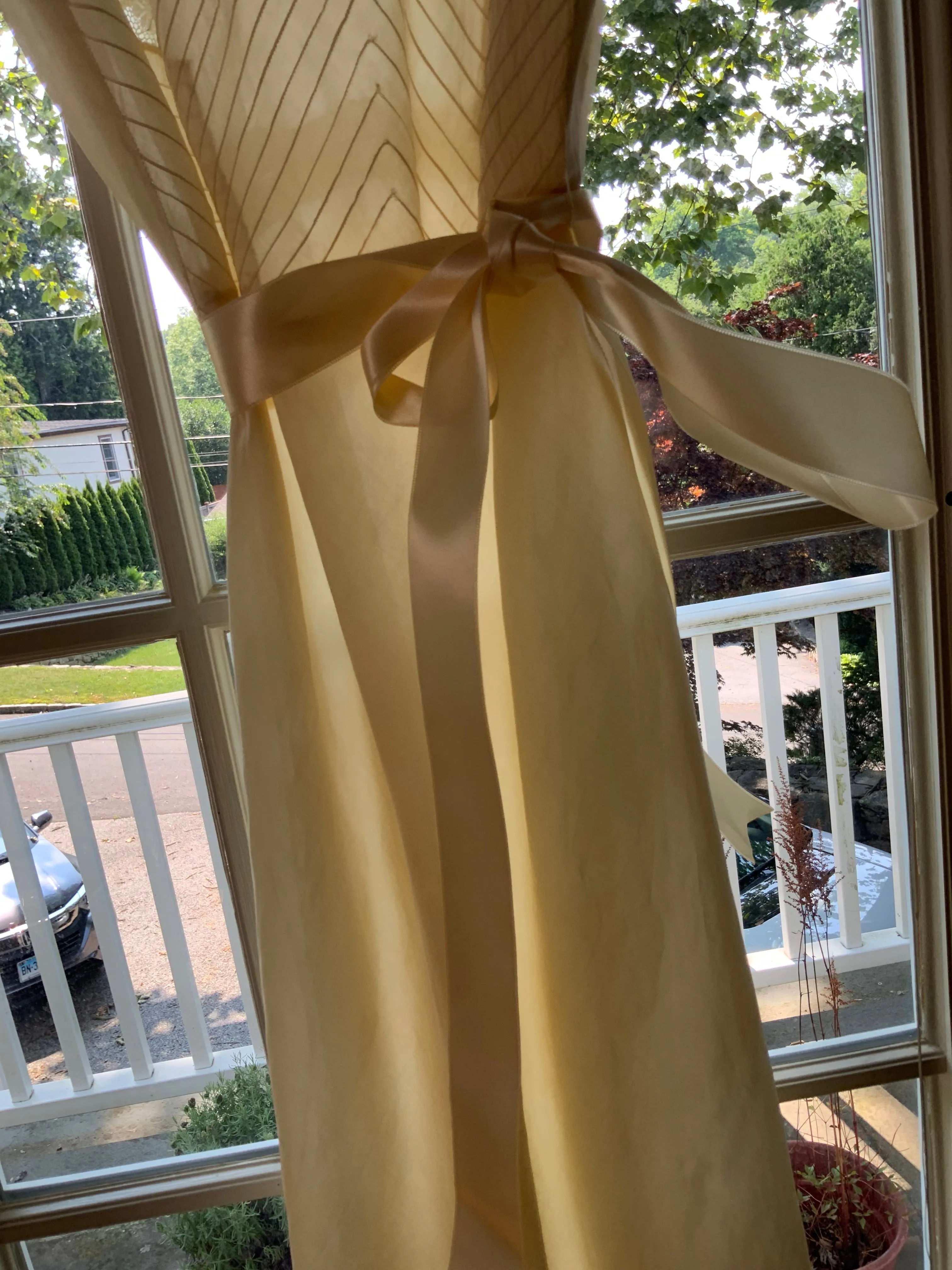 Silk Bridal Nightgown - 50s