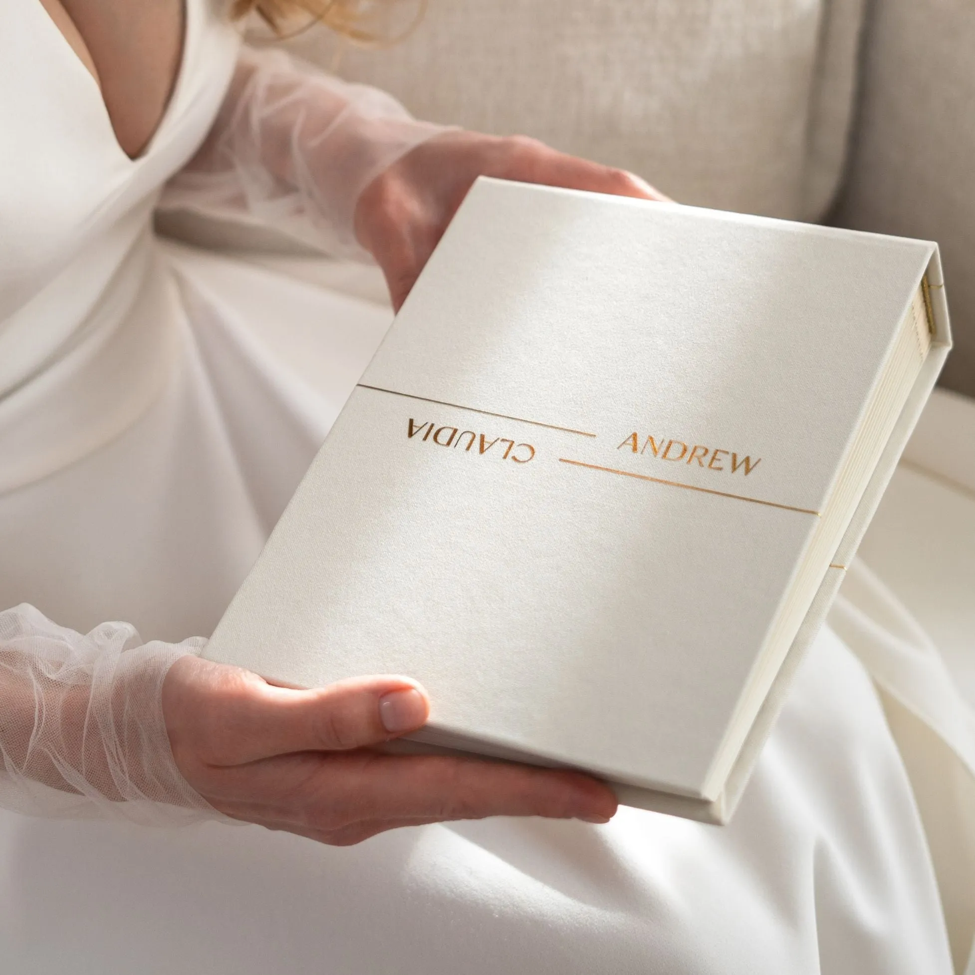 Silky White   Real Gold | Guest Book