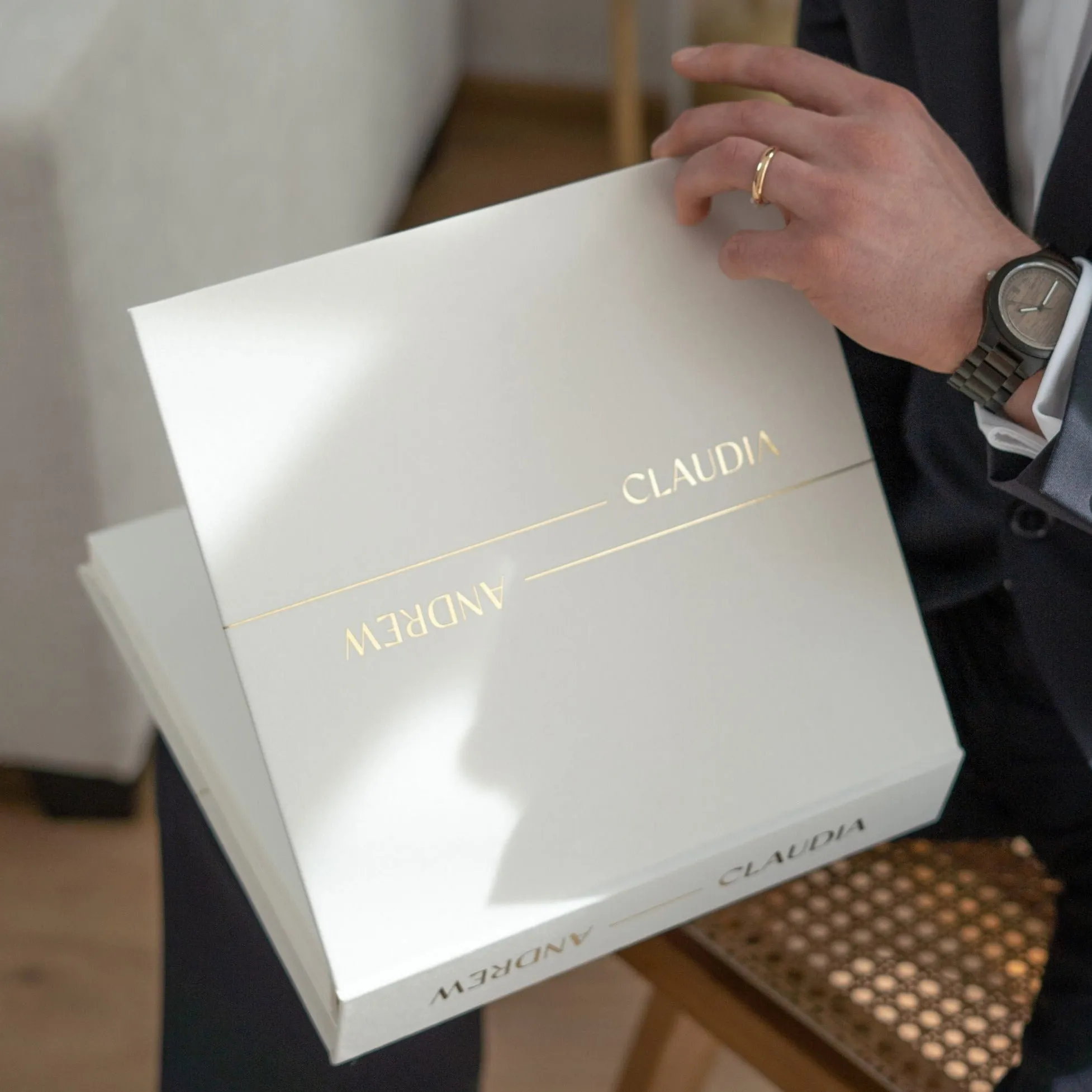 Silky White   Real Gold | Guest Book