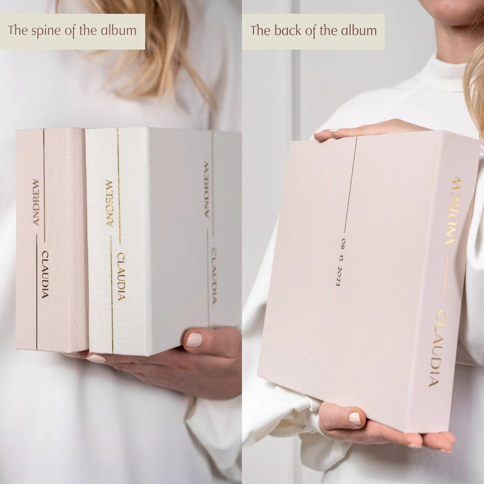 Silky White   Real Gold | Guest Book
