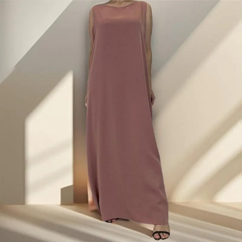 Sleeveless slip dress