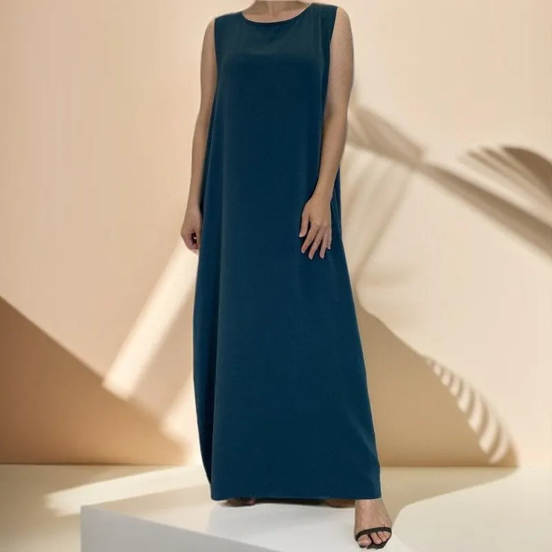 Sleeveless slip dress