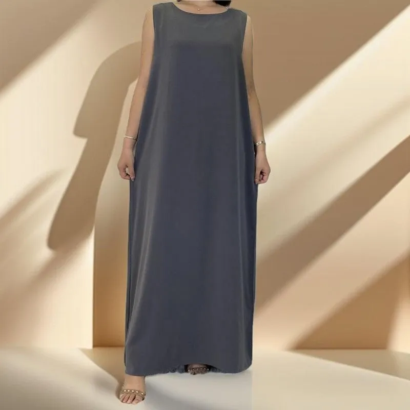 Sleeveless slip dress